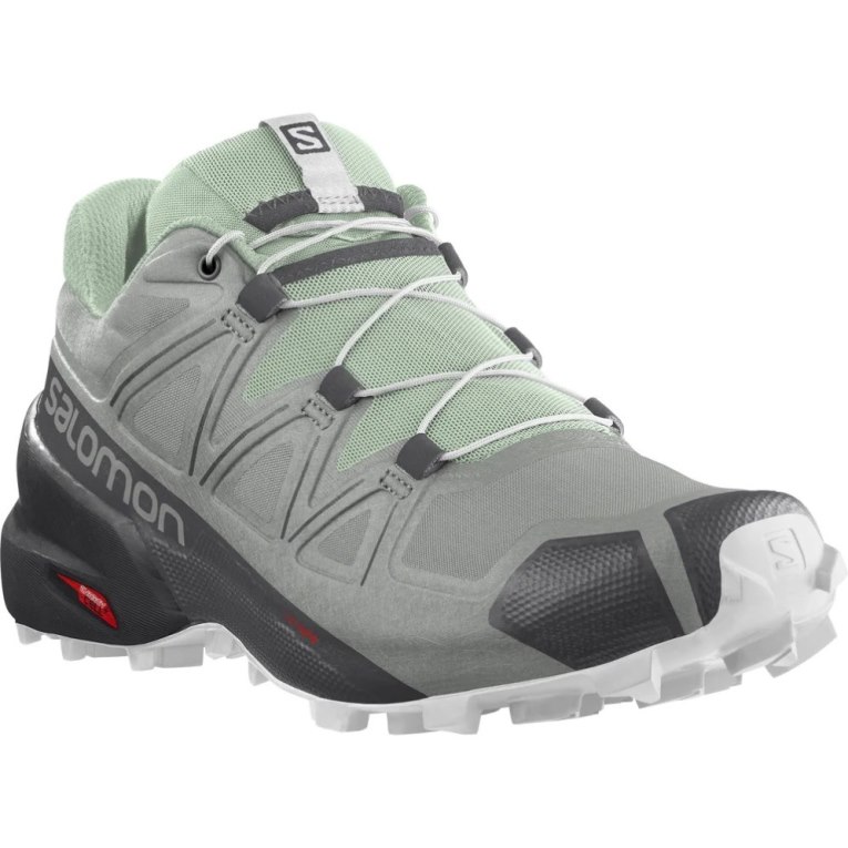 Tenis Para Trail Running Salomon Speedcross 5 Mujer Grises Verde Menta | MX CLEA817